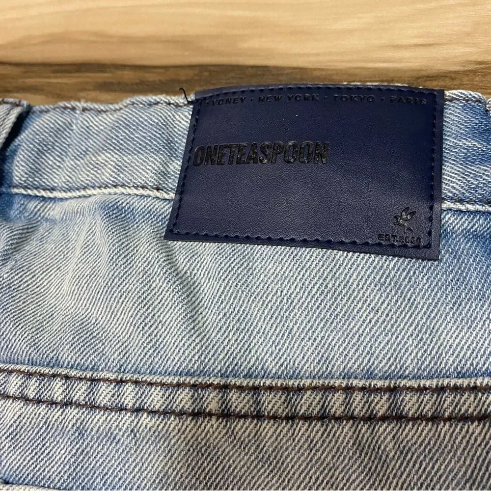 💛 KIDS ANTIQUE 2020 MINI STRETCH HIGH WAIST DENIM SKIRT 12-14